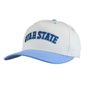 Utah State Embroidered Throwback Snapback Cap